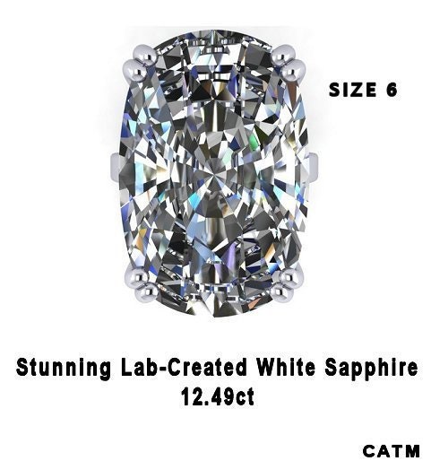 white lab created sapphire white lab created sapphire