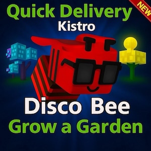 Disco Bee | Grow a Garden | OP DIVINE PET
