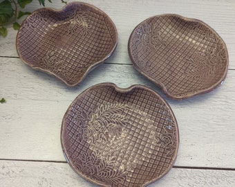 Lavender, heart shaped, ceramic dish for Valentines Day, Mothers Day or for that special someone anytime.