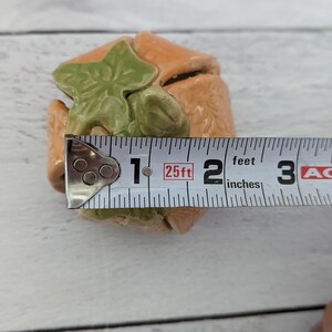 Handmade Ceramic Orange Pumpkins - Etsy