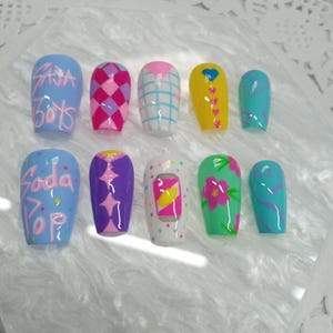 My Little Soda Pop | Saja Boys Inspired | Kpop Demon Hunters Inspired Nails