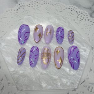 Fearless | Huntrix Inspired | Kpop Demon Hunters Inspired Nails | Golden Inspired