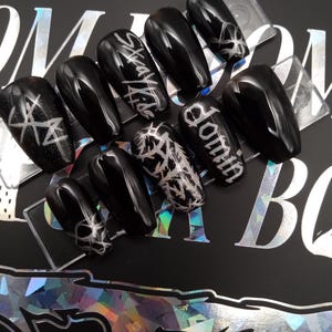 dominATE Limited Ver. | Stray Kids | ATE World Tour Nails | ATE Fotokort | K-Pop Nails | Chrome Nails