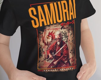 KFC Shirt, Colonel Sanders T-Shirt, Japanese Shirt - Funny Samurai Sanders Shirt, Kentucky Fried Chicken Shirt, KFC Christmas Gift