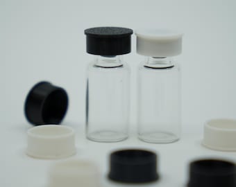 Tapones para viales de péptidos, estándar de 3 ml.
