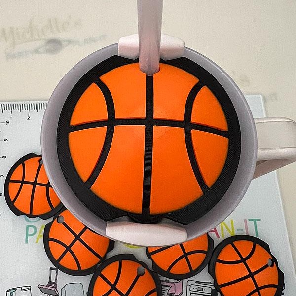 Basketball Tumbler Topper - Sport Drinkware Decor for Stanley (40oz/30oz/20oz)