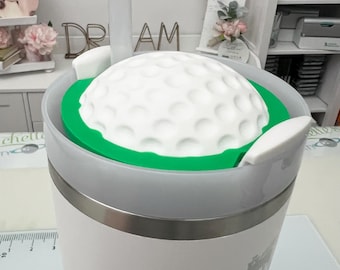 Golf Ball Tumbler Topper: Stanley H2.0 Quencher Accessory