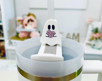 Ghost Pan Dulce Concha Straw Topper – Stanley Style Straws