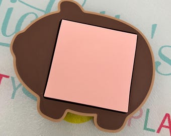 Piggie Marranito Sticky Note Holder: Pan Dulce Desk Decor