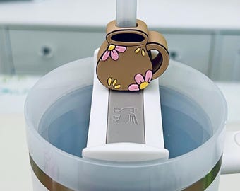 Mexican Coffee Cup Straw Topper – Cute Tumbler Accessory