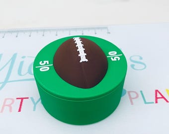 Football Trinket Container: Desk Decor Organizer