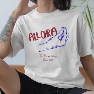 Camiseta Allora Italia Camiseta divertida de Italia Camiseta con refrán italiano Camiseta de viaje a Italia Regalo de viaje a Italia Camiseta estética de Italia Camiseta de verano de viaje a Europa