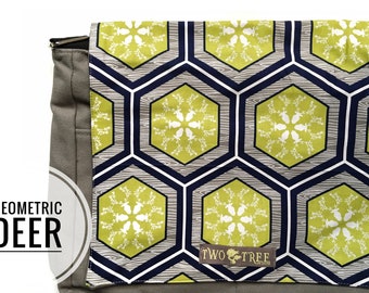 Bolso cambiador para tablet, libro o portátil GEOMETRIC Deer MESSENGER