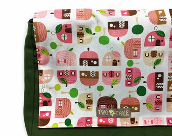 Bolso bandolera con diseño de casa de hadas / Bolso para portátil con diseño original / Bolso cruzado / Regalo estilo cottagecore
