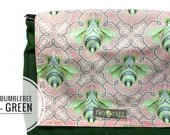 Bolso bandolera con diseño de abejorro / Bolso cruzado para amantes de las abejas / Bolso para portátil / Regalo inspirado en la naturaleza / Bolso de viaje