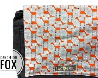 Dandelion FOX Brown MESSENGER Tablet Book Laptop Diaper Bag