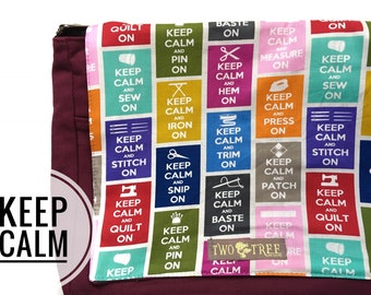 MENSAJERO KEEP CALM Tableta Libro Portátil Bolso para pañales