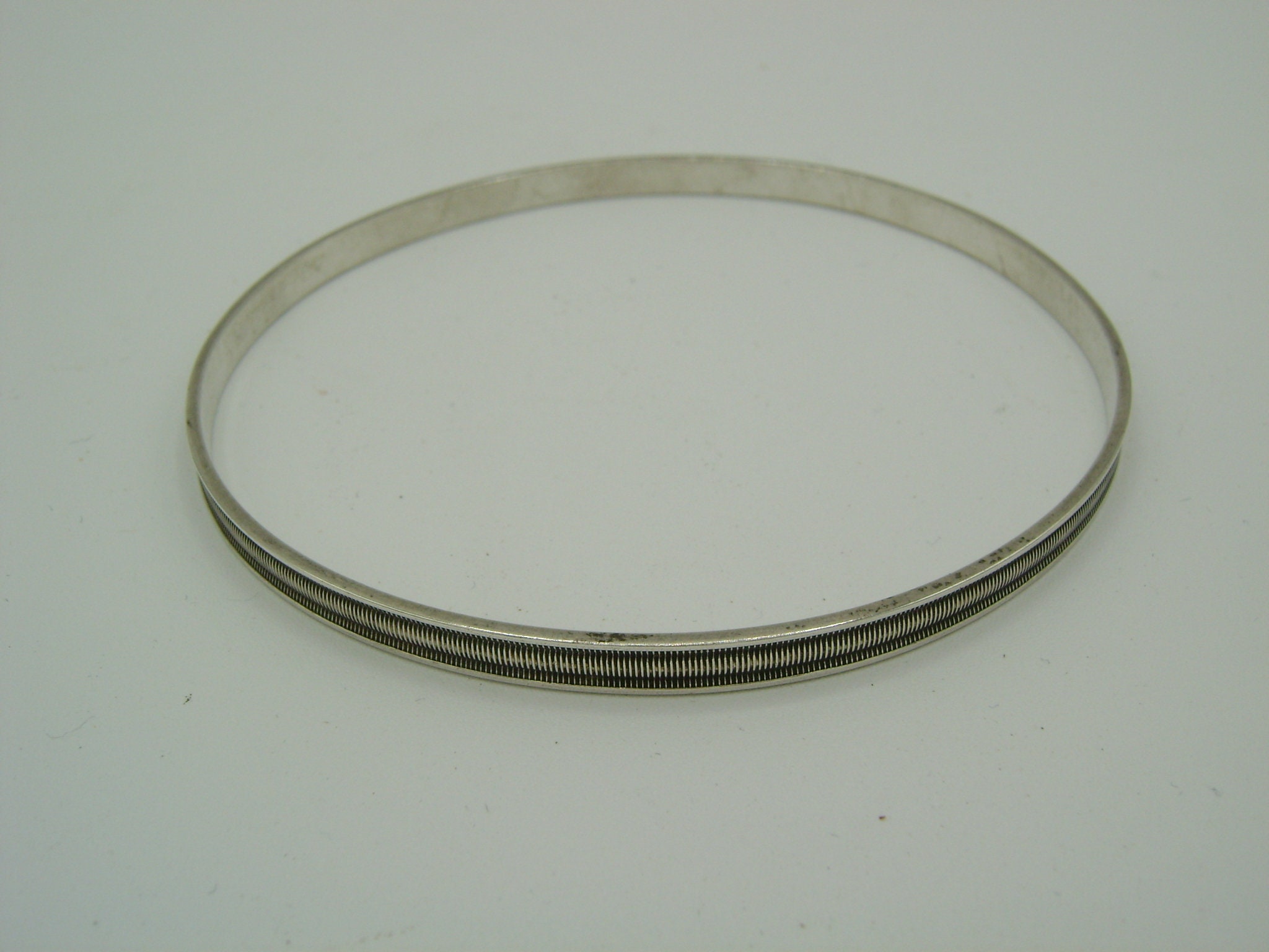 Bracelet Argent Massif 835 – Moderniste Mid Century – Allemagne 1960 – Unisexe