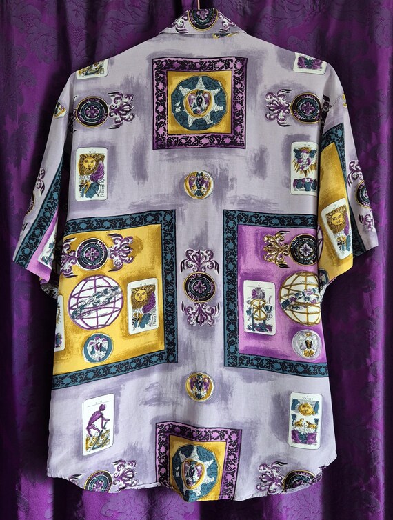 Tarot Celestial Theme 1990s Blouse - image 9