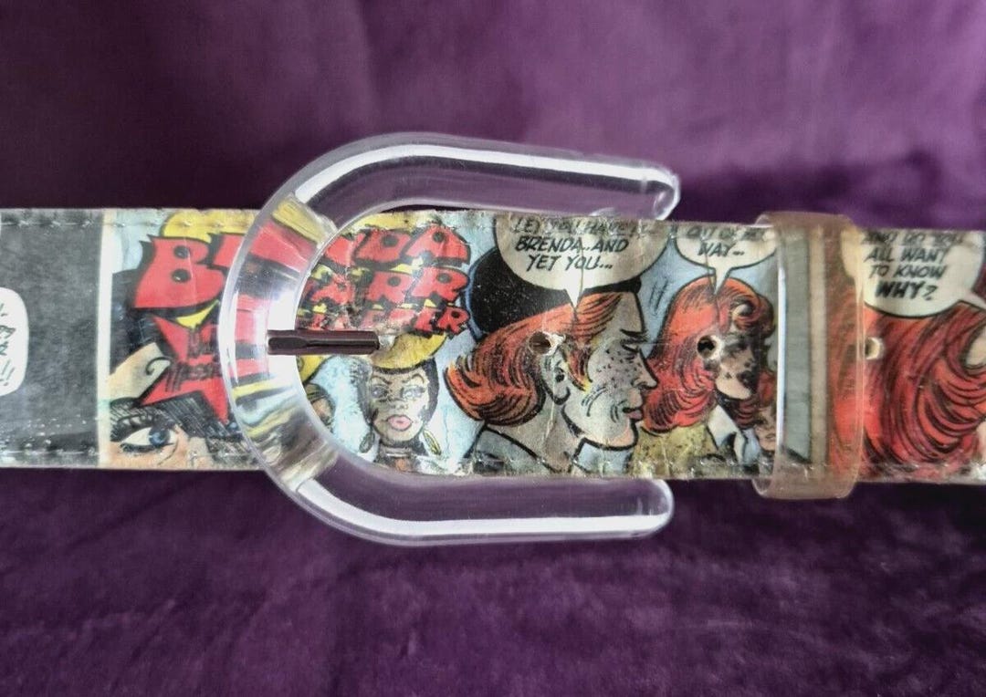 VINTAGE 1974 BRENDA STARR NEWSPAPER COMIC STRIP BELT CHICAGO TRIBUNE Brenda Starr All Tied Up main image 4
