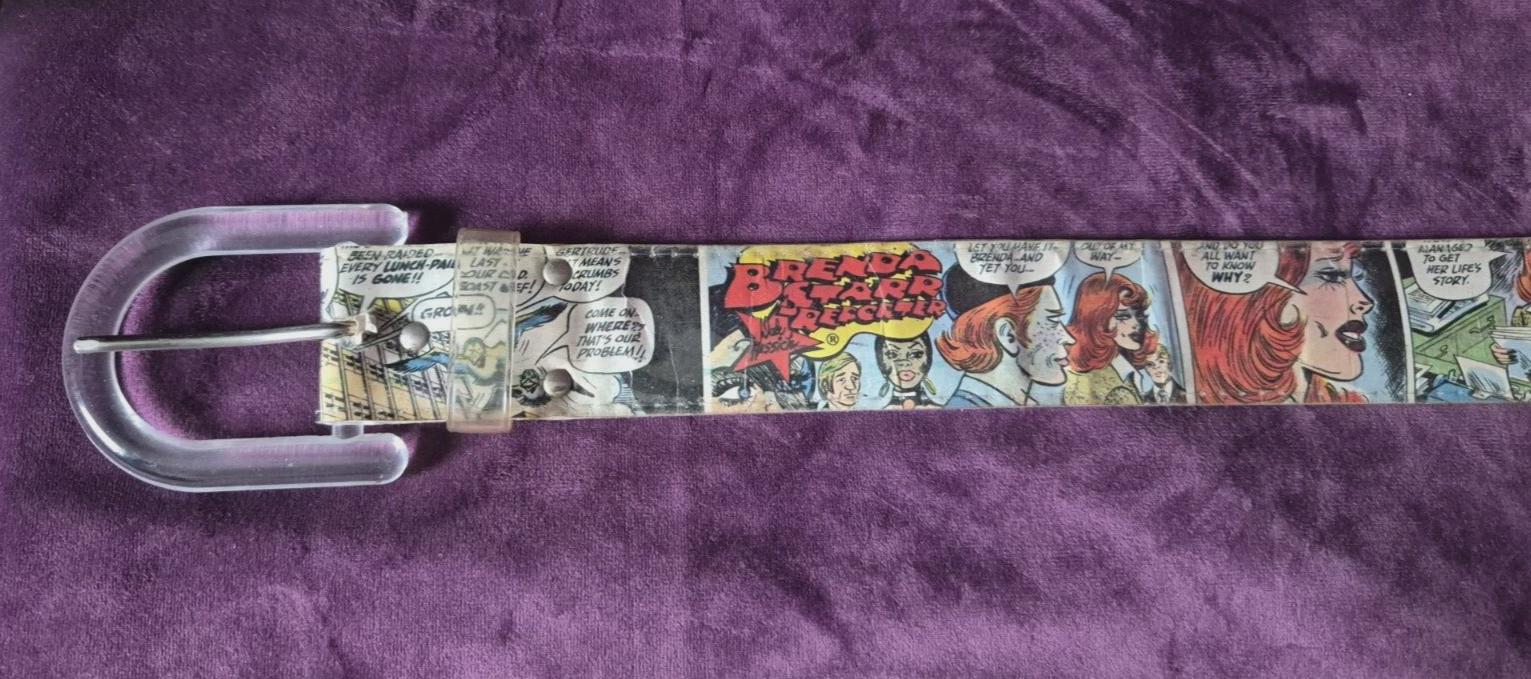 VINTAGE 1974 BRENDA STARR NEWSPAPER COMIC STRIP BELT CHICAGO TRIBUNE Brenda Starr All Tied Up main image 3