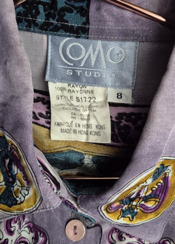 Tarot Celestial Theme 1990s Blouse - image 10