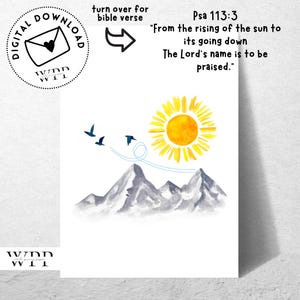 Soleil Carte imprimable I Carte chrétienne I Edification I Cadeau I Cadeau I Impression à la maison I DIY I Encouragement | La foi que j'inspire | Originale