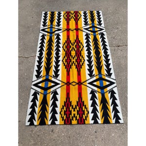 Coupon de tissu Pendleton Woolen Mills, 1 yard et plus, réversible, motif aigle du Sud-Ouest
