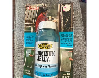 Vintage Duro Woodhill Aluminum Jelly Cleaner Brightener 8oz AJ-1 New Old Stock
