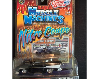 Muskel-Maschinen Scooter 57 Chevy Bel Air Chicago Express Randy Adler 1:64