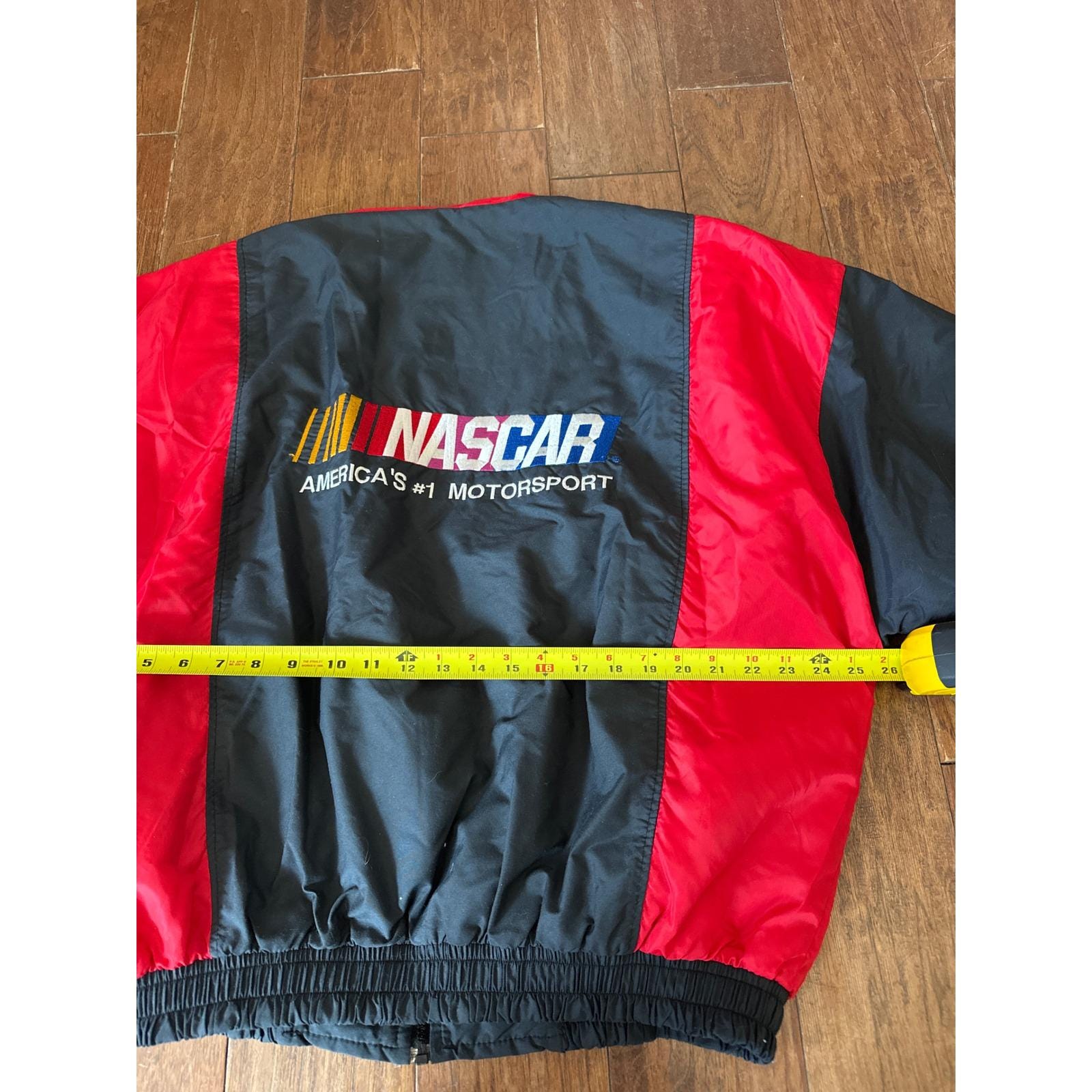 Ashley Force Racing Jacket Vintage NASCAR Racing Jacket Ashley Sewn Products Black Red Checkered ...
