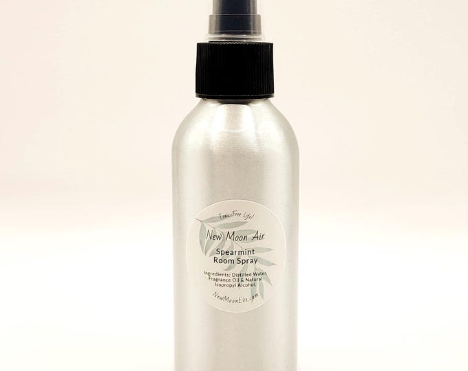 Spearmint Aromatherapy Room Spray: Non-Toxic, Allergy-Friendly, Travel Sizes