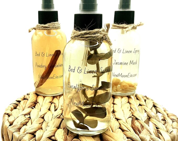 Eucalyptus and Spearmint Bed & Linen Spray: Non-Toxic Fabric Refresher
