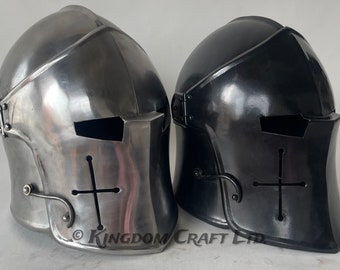 Mittelalterlicher Barbuta Ritterhelm Voll funktionsfähiges Geschenk für Ihn