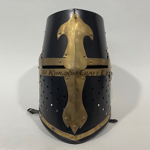 Templar Crusader Knight Helmet Templar Helmet Gift for Him