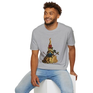 Hieronymus Bosch Garden of Earthly Delights Unisex Softstyle T-Shirt