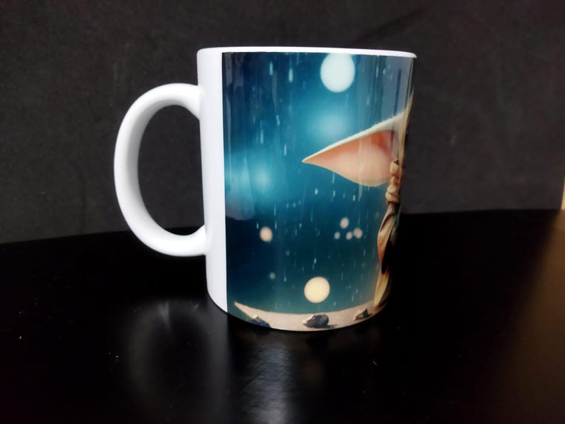 Grogu Heart Laser Mug image 2