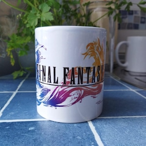 Final Fantasy X-logotypmugg