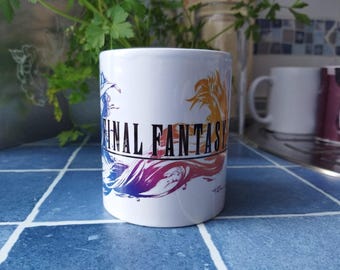 Final Fantasy X logo mug