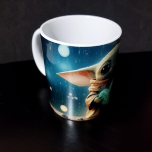 Grogu Heart Laser Mug image 4