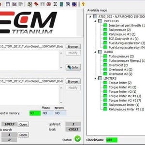 ECM TITANIUM 43K with ecu driver only win7