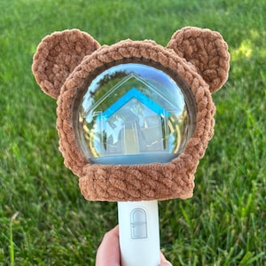 BOYNEXTDOOR Woonhak Bear Crochet Lightstick Cover