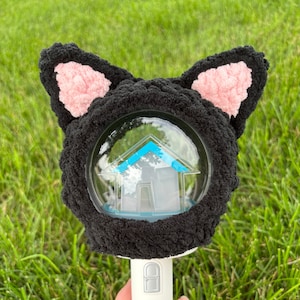 BOYNEXTDOOR Taesan Black Cat Crochet Lightstick Cover