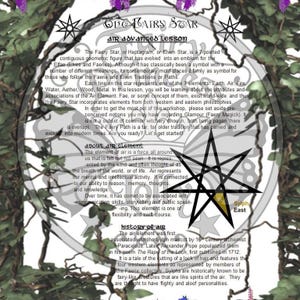 AIR Element Fee Stern Lesson 2 - Sofort Download Paket- Lerne alles über das Element Air aus der Feen-Perspektive - FAERy ACADEMy Glamour - BoS