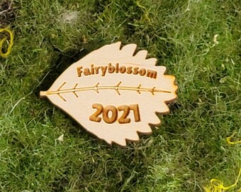 Fairyblossom 2021 Event Pin SUPPORT for FAE Events, Midsummer Games, SAMHAiN, LARP