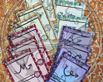 MAGIC WAND Dueling Game DUELLO - Beta Card Set for Magic Wand Battles - Instructions Included - Fae Productions