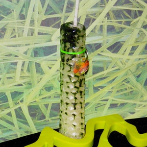 SPELL Candle EARTH (Gnome), Faerie, Custom Inscribed, Beeswax, Hand Rolled