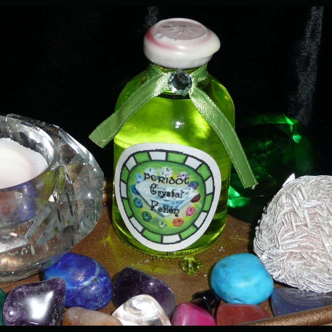 PERIDOT - Luck - Detox - Balance - Pragmatism POTION GLAMOUR Magic ...
