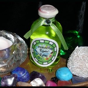 PERIDOT - Luck - Detox - Balance - Pragmatismus POTION GLAMOUR Magic Handmade NaTURAL, Moon Charged Rain, Pagan, Wicca, Fairy, Hedgecraft