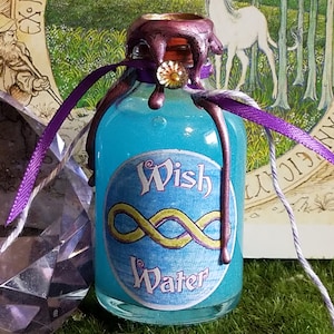 WISH WATER Magic POTION Fairy OOaK, Made for You, Magic, Pagan, Wicca, Flower